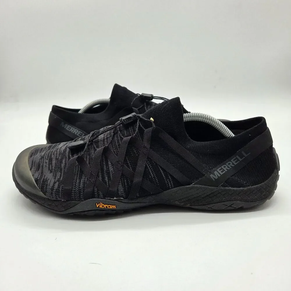 Merrell Trail Glove 4 Men’s Barefoot Running Shoes Black Vibram Size 12
